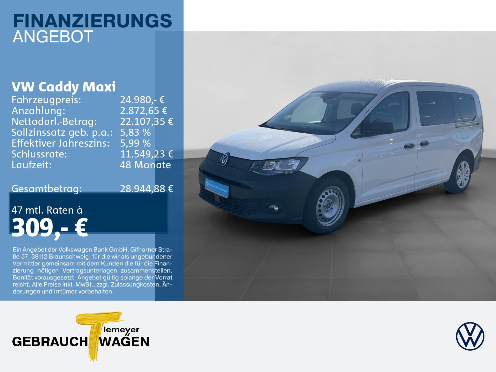 Volkswagen Caddy Maxi 2.0 Volkswagen Caddy Maxi 2.0