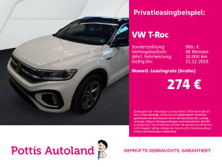 Volkswagen T-Roc 1.5 TSI DSG R-LINE AHK NAVI KAMERA LED+