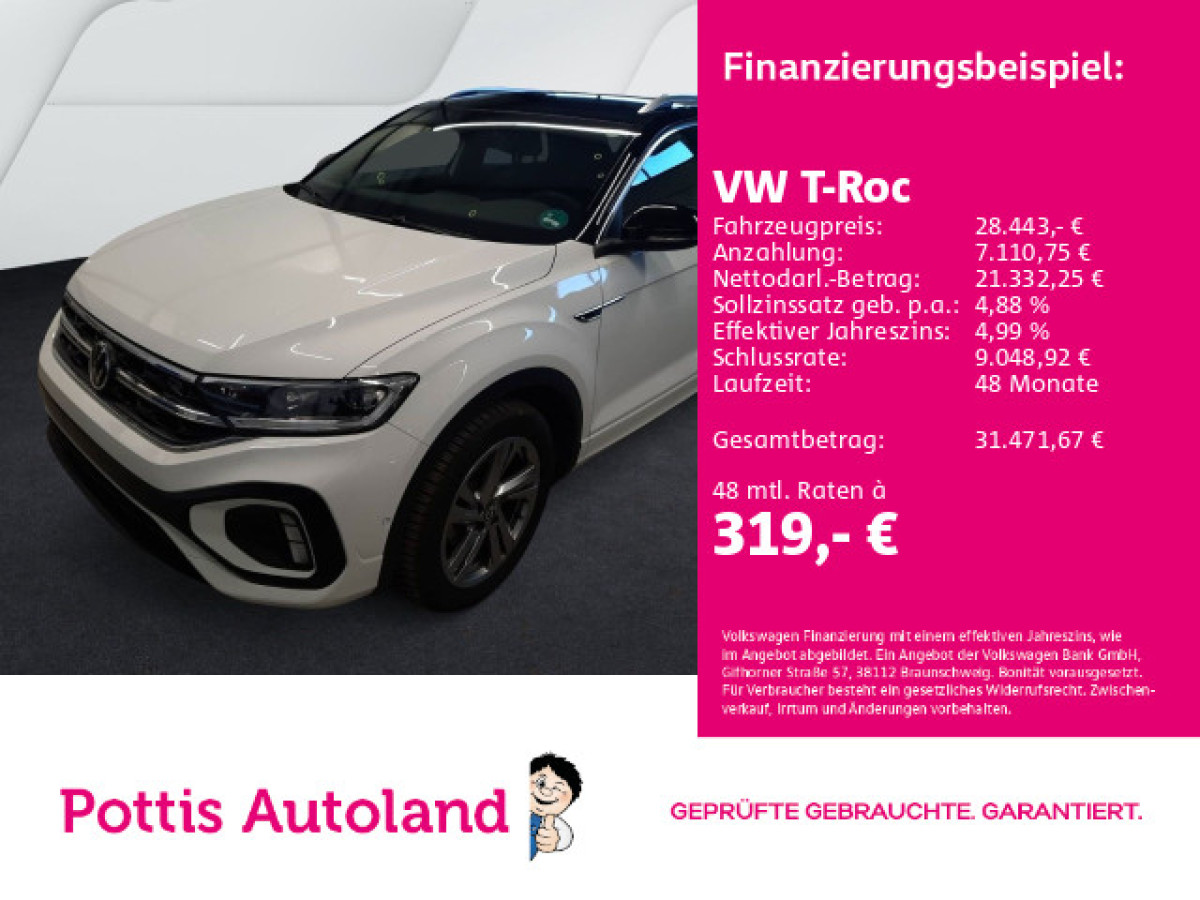 Thumb 0: Volkswagen T-Roc 1.5 TSI DSG R-LINE AHK NAVI KAMERA LED+