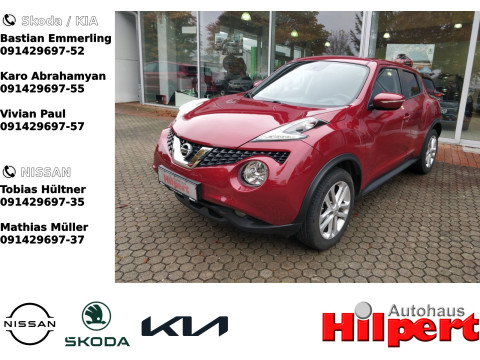 Ansicht 1 - Gebrauchtwagen Fahrzeug, Modell Juke der Marke Nissan von Verkäufer Autohaus Hilpert GmbH