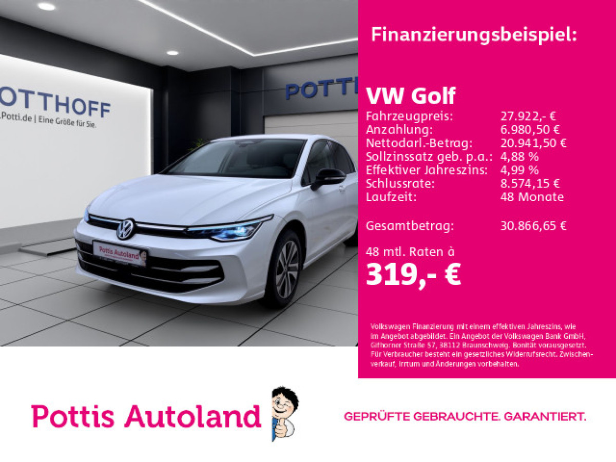 Thumb 0: Volkswagen Golf 1.5 eTSI DSG ENERGY AHK KAMERA NAVI PDC
