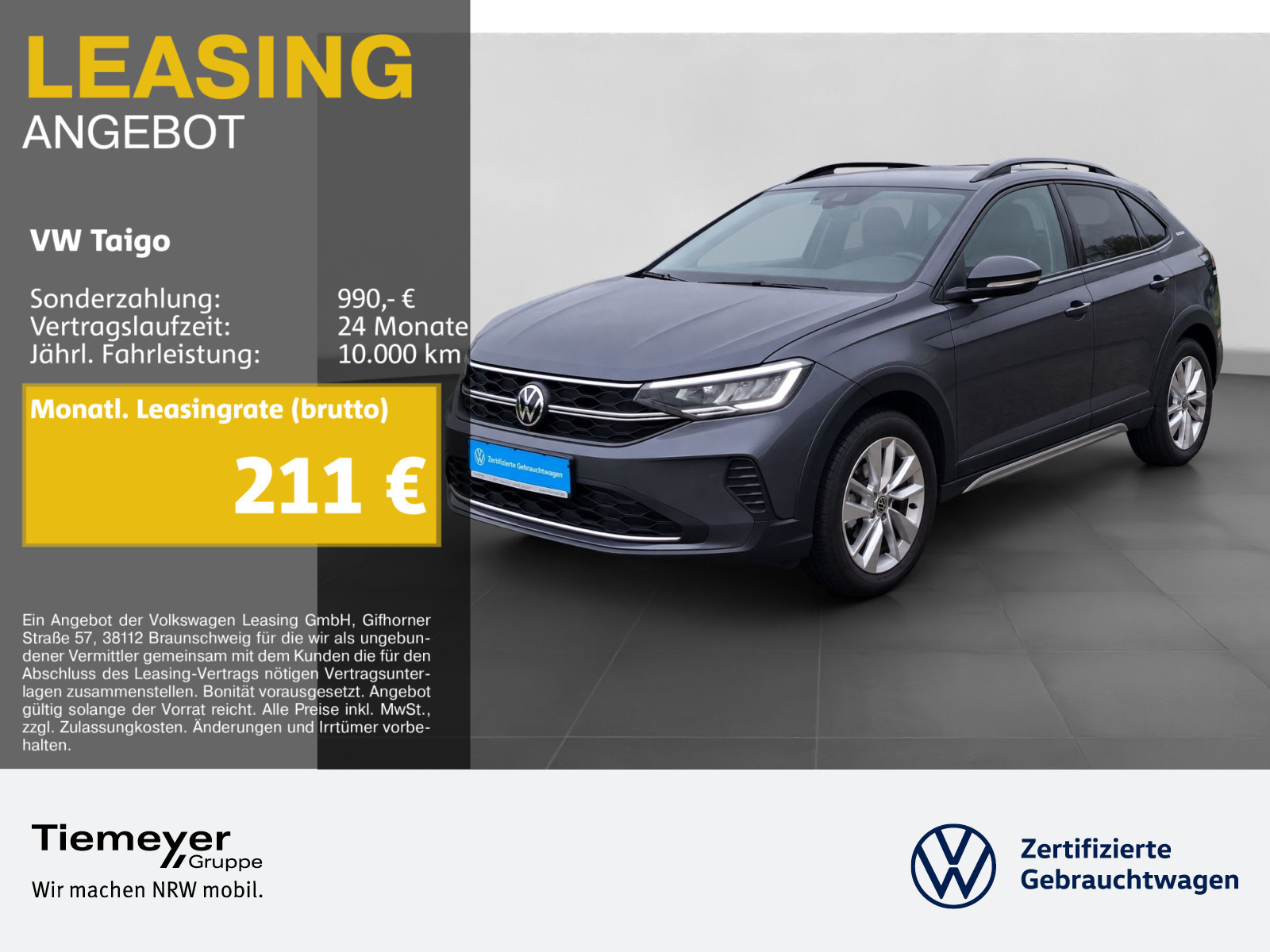 Volkswagen Taigo 1.0 TSI Volkswagen Taigo 1.0 TSI