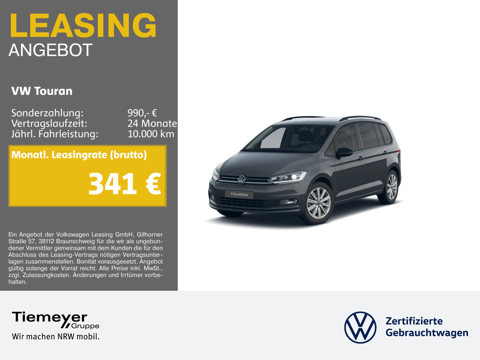 Volkswagen Touran 1.5 TSI Volkswagen Touran 1.5 TSI