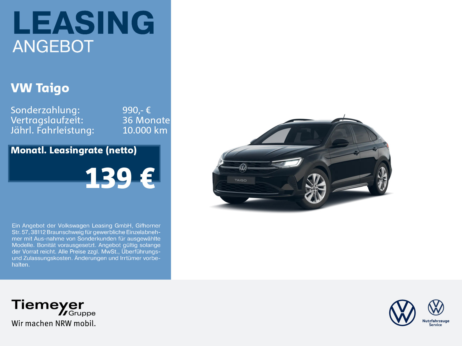 Volkswagen Taigo 1.0 TSI