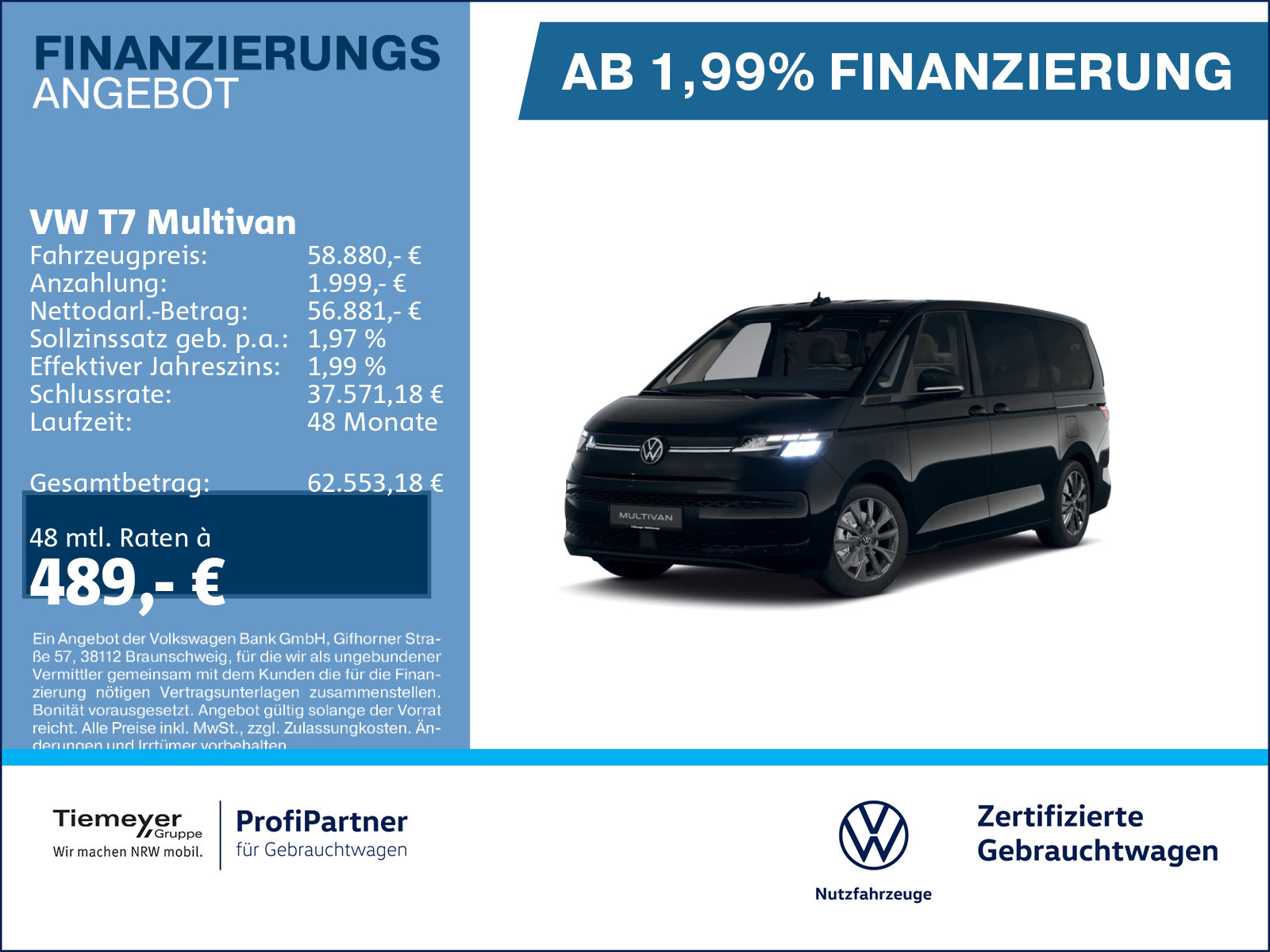 Volkswagen T7 Multivan HYBRID