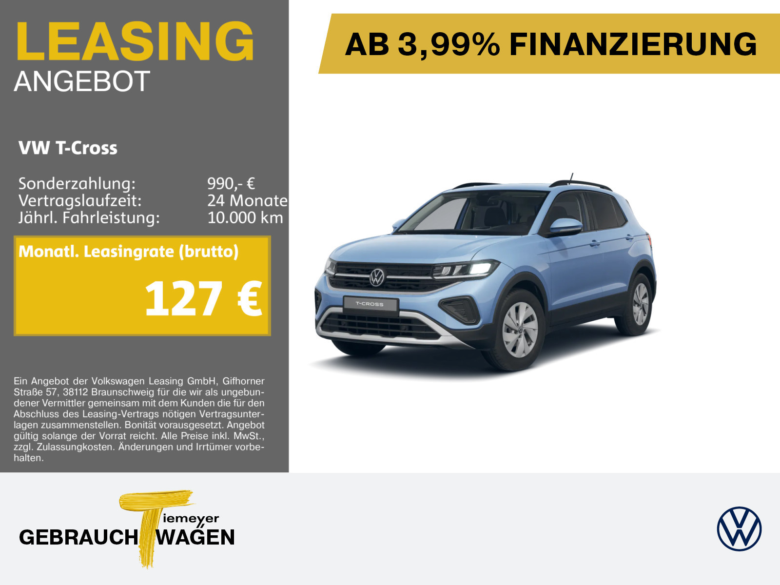 Volkswagen T-Cross 1.0 TSI Volkswagen T-Cross 1.0 TSI