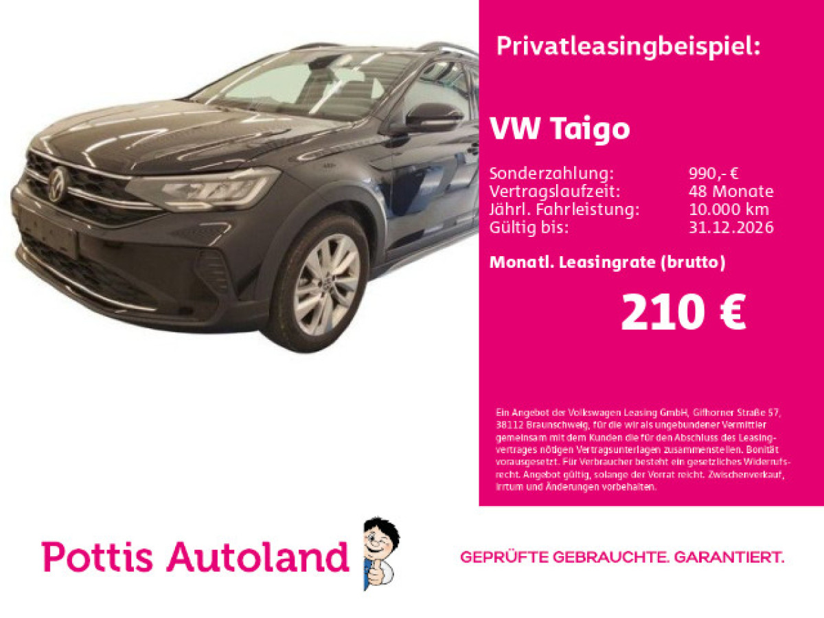 Thumb 0: Volkswagen Taigo 1.0 TSI DSG LIFE KAMERA SITZHZG PDC KLIMA