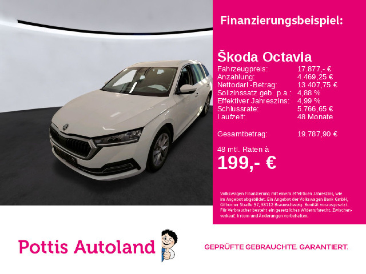 Thumb 0: Škoda Octavia Combi 2.0 TDI DSG STYLE NAVI SITZHZG KAMERA HuD