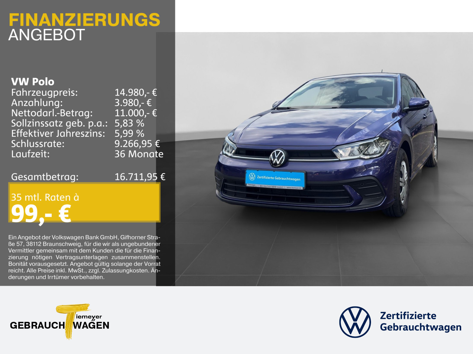 Volkswagen Polo 1.0 TSI Volkswagen Polo 1.0 TSI
