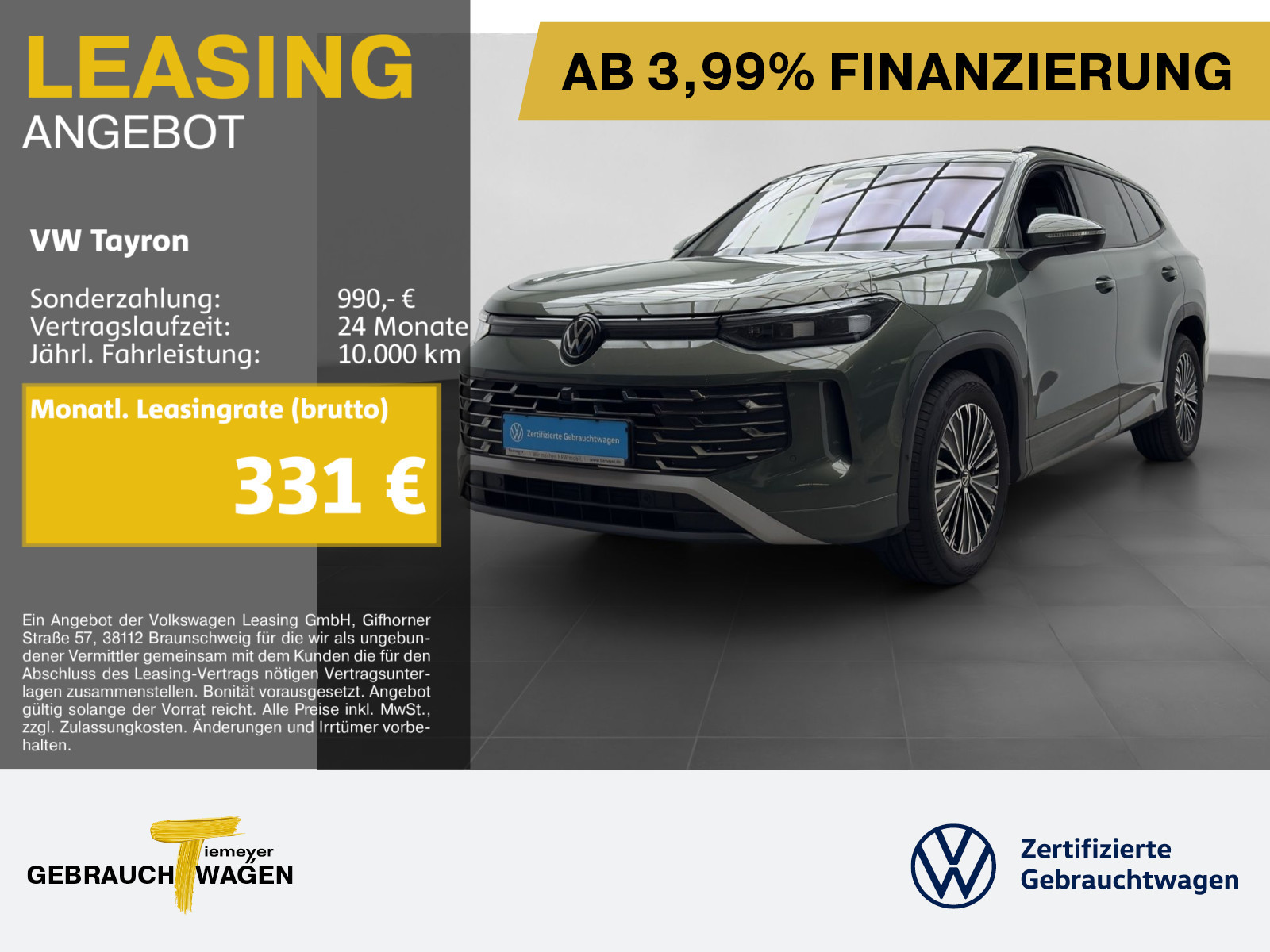 Volkswagen Tayron 1.5 eTSI Volkswagen Tayron 1.5 eTSI