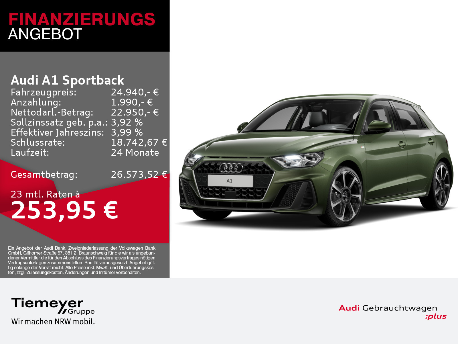 Audi A1 Sportback 25 Audi A1 Sportback 25