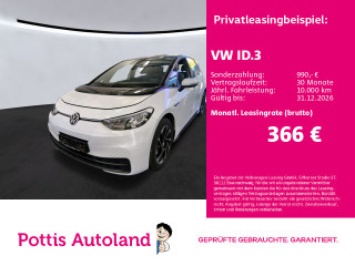 Volkswagen ID.3 PRO PERFORMANCE LIFE NAVI PDC LED SITZHZG