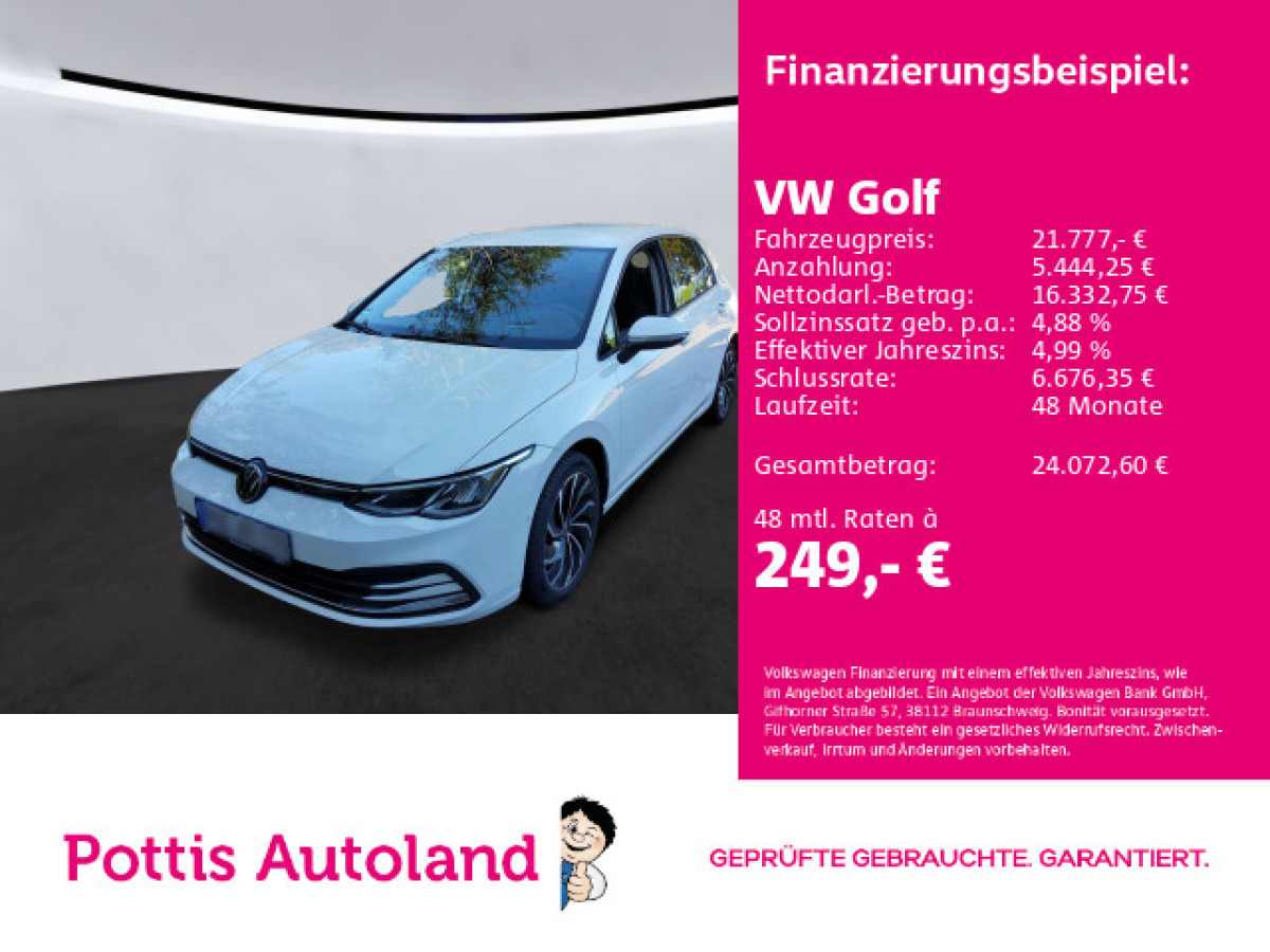 Thumb 0: Volkswagen Golf 2.0 TDI DSG MOVE STDHZG AHK NAVI KAMERA