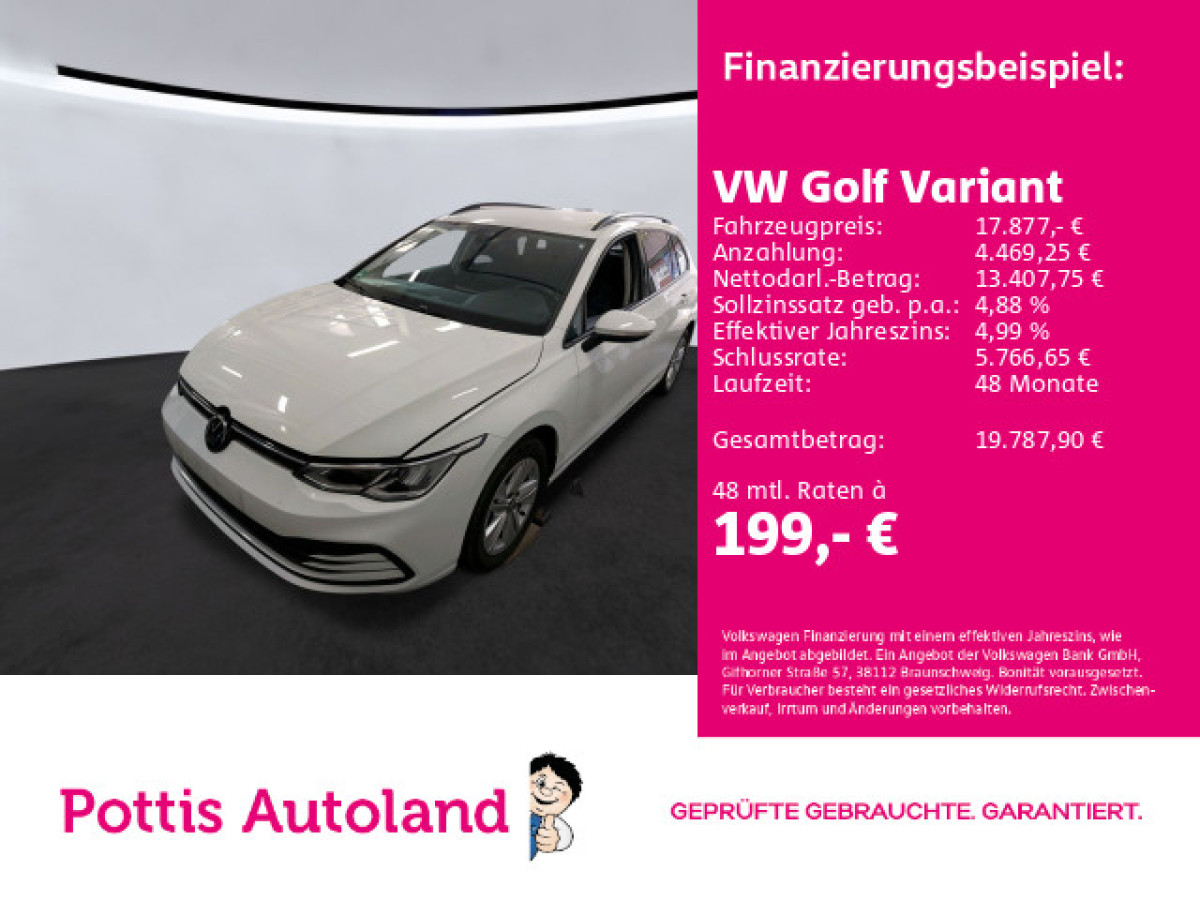 Thumb 0: Volkswagen Golf Variant 2.0 TDI LIFE AHK NAVI KAMERA SITZHZG
