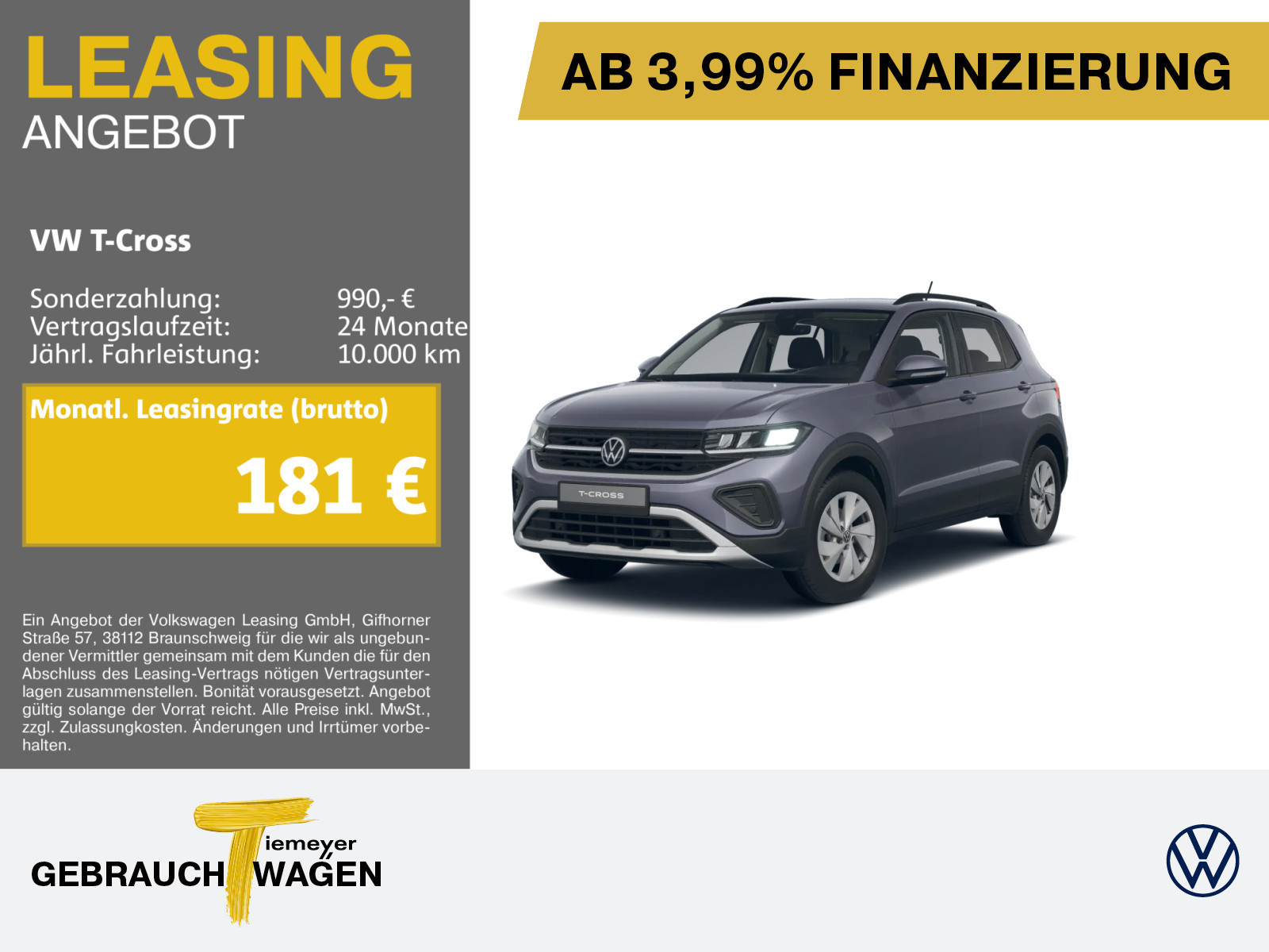 Volkswagen T-Cross 1.0 TSI Volkswagen T-Cross 1.0 TSI