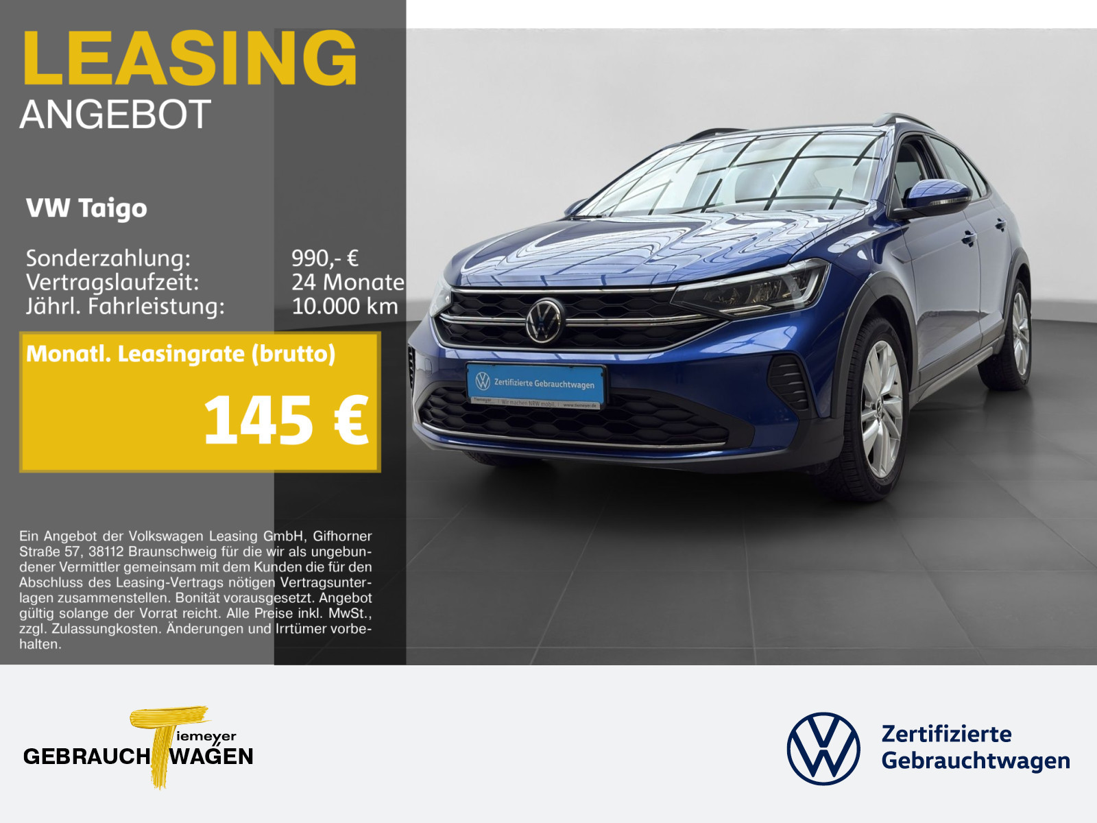 Volkswagen Taigo 1.0 TSI Volkswagen Taigo 1.0 TSI