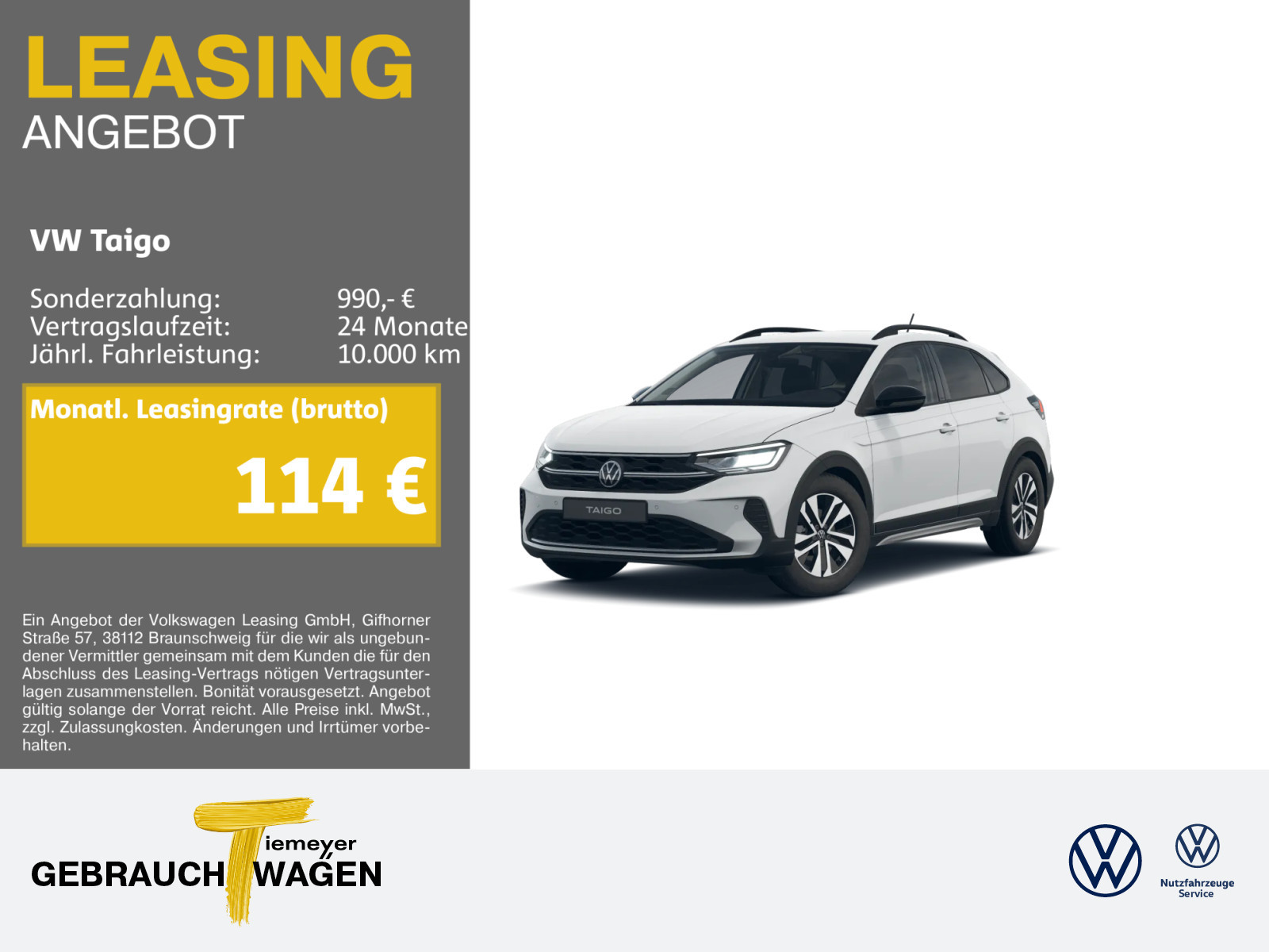 Volkswagen Taigo 1.0 TSI