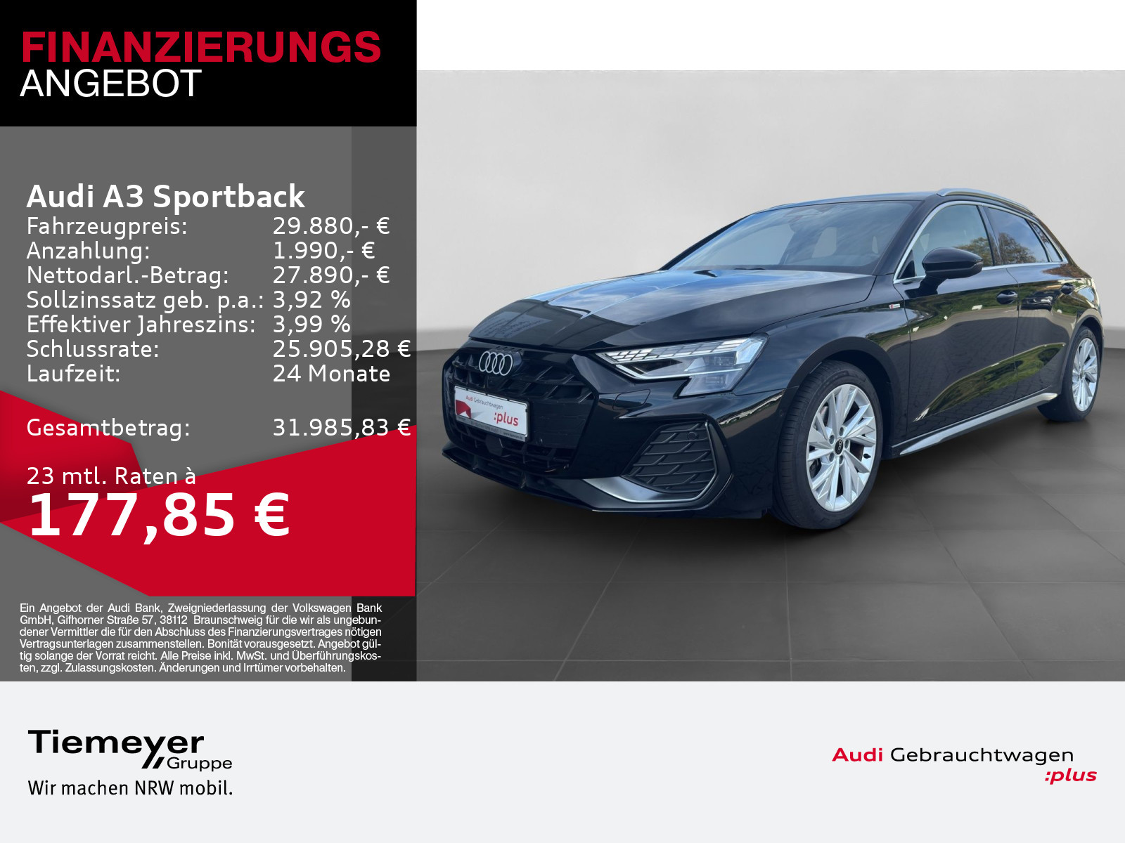 Audi A3 Sportback 30 Audi A3 Sportback 30