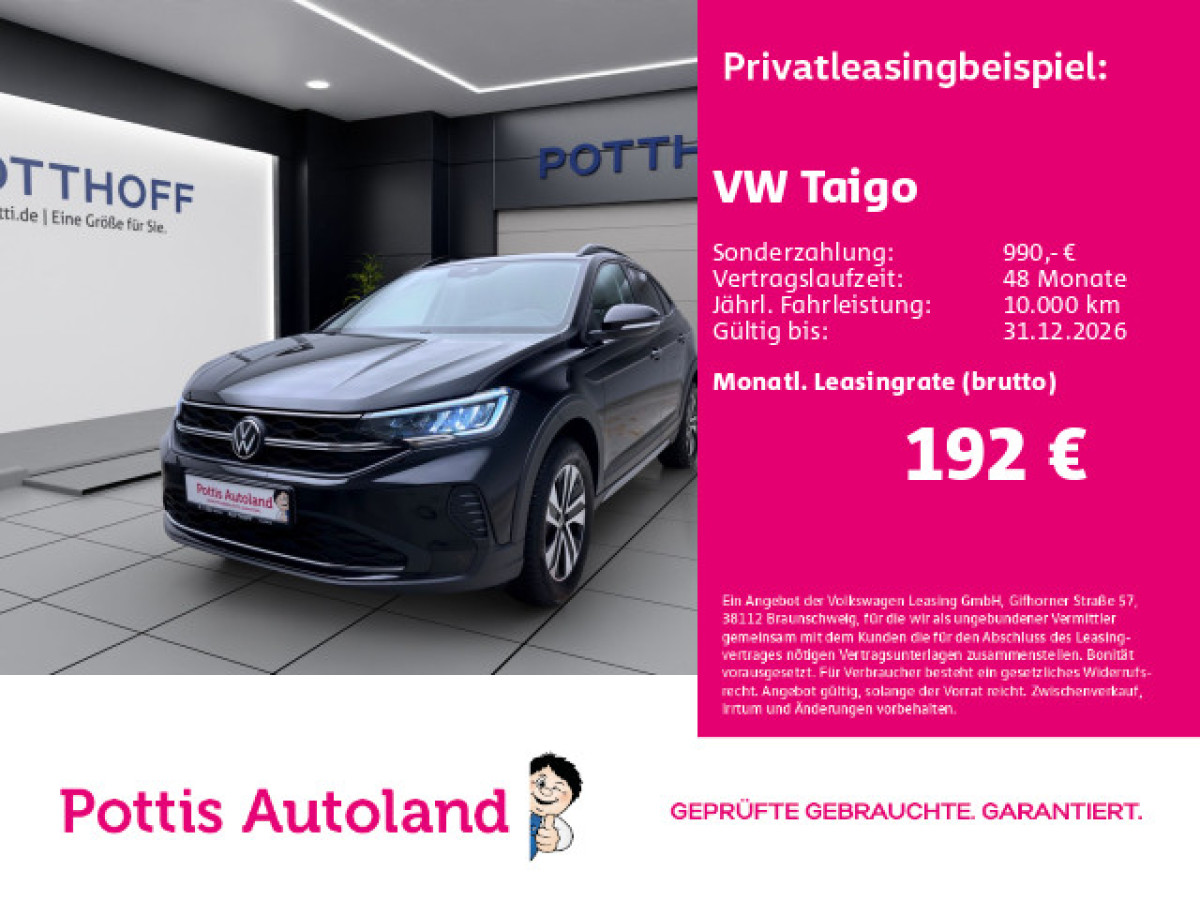 Thumb 0: Volkswagen Taigo 1.0 TSI ENERGY NAVI PDC LED SITZHZG
