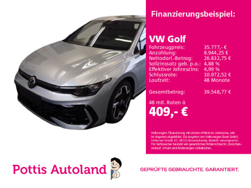 Bild 0: Volkswagen Golf 1.5 eTSI DSG R-LINE STDHZG KAMERA NAVI IQ.LIGHT