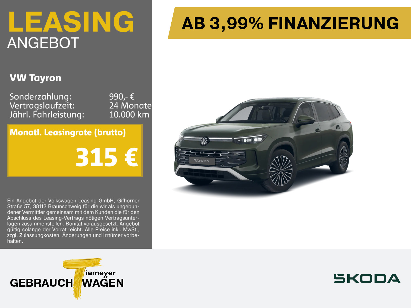 Volkswagen Tayron 2.0 TDI