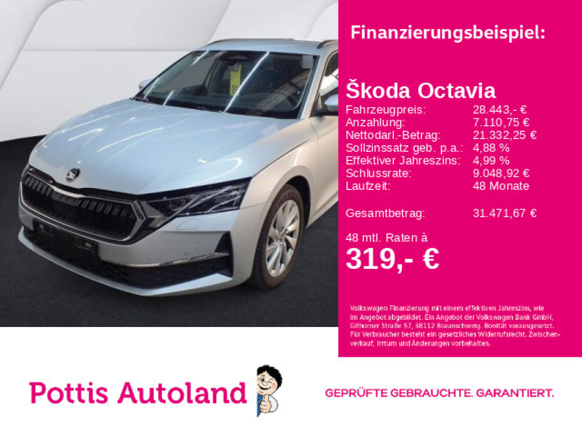 Thumb 0: Škoda Octavia Combi 2.0 TDI DSG SELECTION NAVI KLIMA SHZG PDC