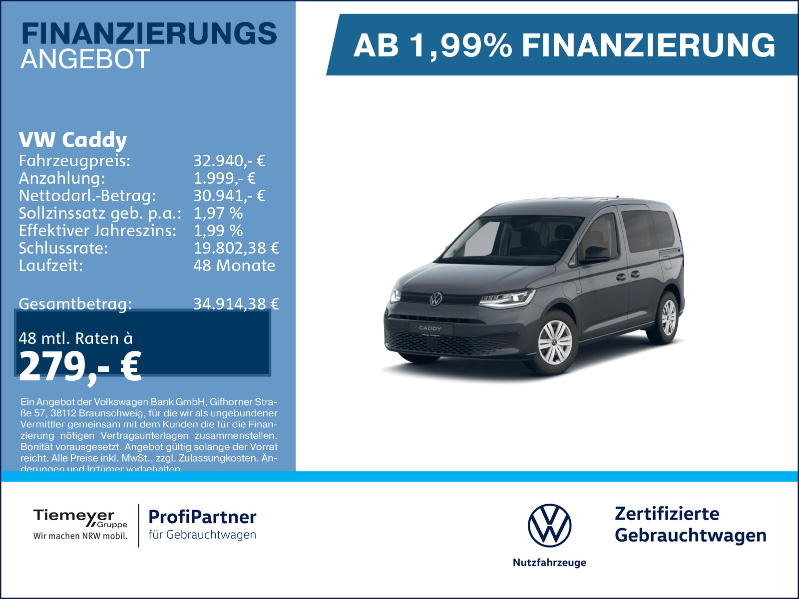 Volkswagen Caddy HYBRID LED Volkswagen Caddy HYBRID LED