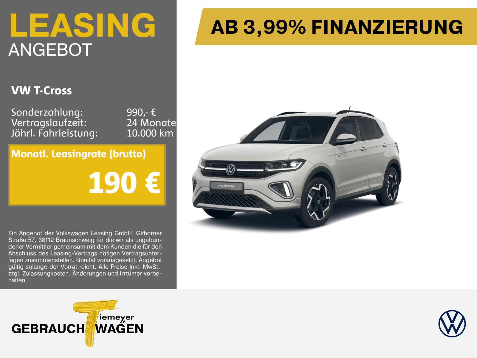 Volkswagen T-Cross 1.0 TSI Volkswagen T-Cross 1.0 TSI