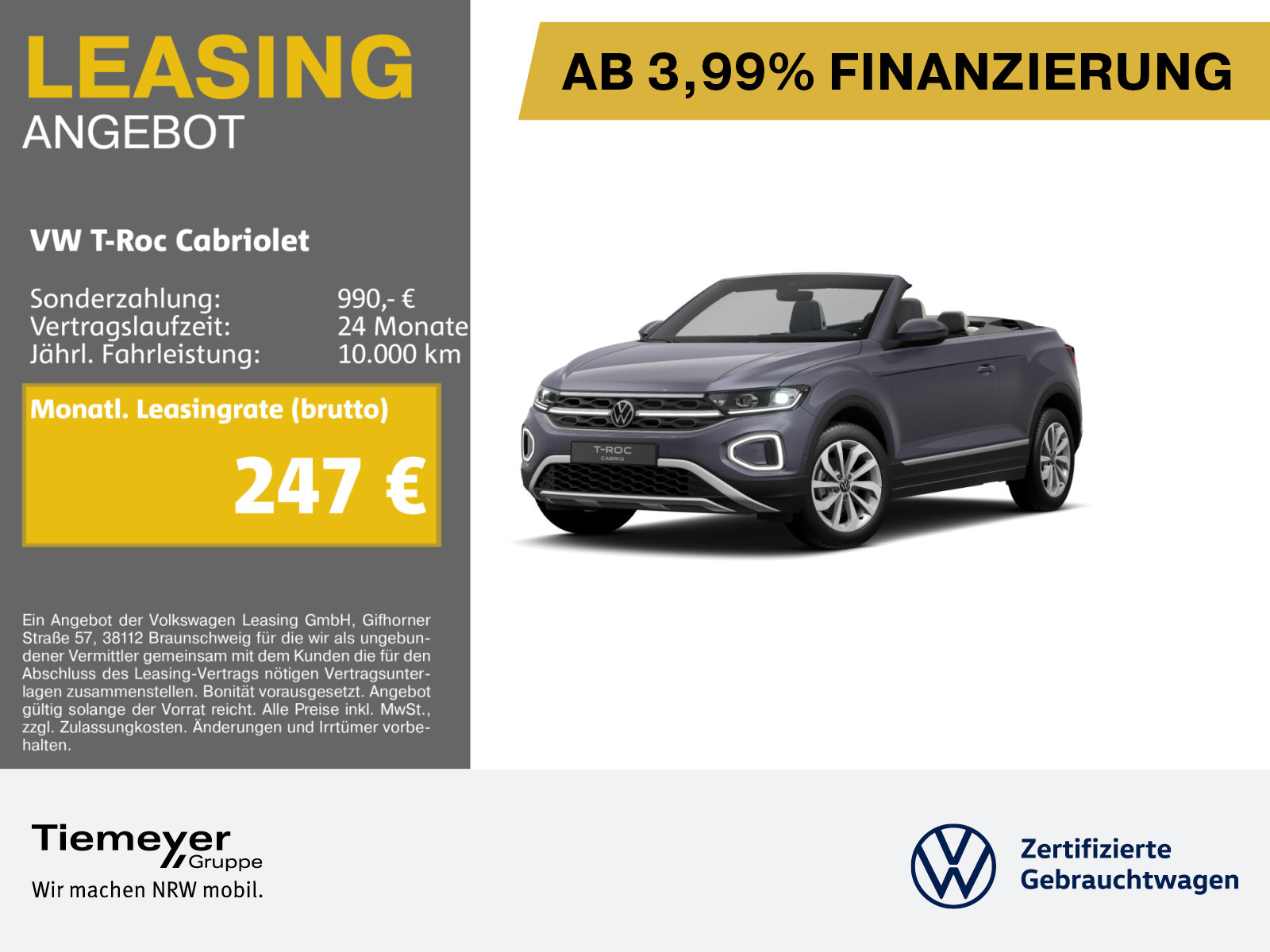 Volkswagen T-Roc Cabrio 1.5