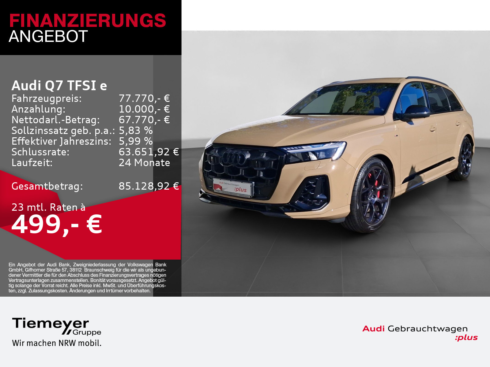 Audi Q7 TFSIe Q