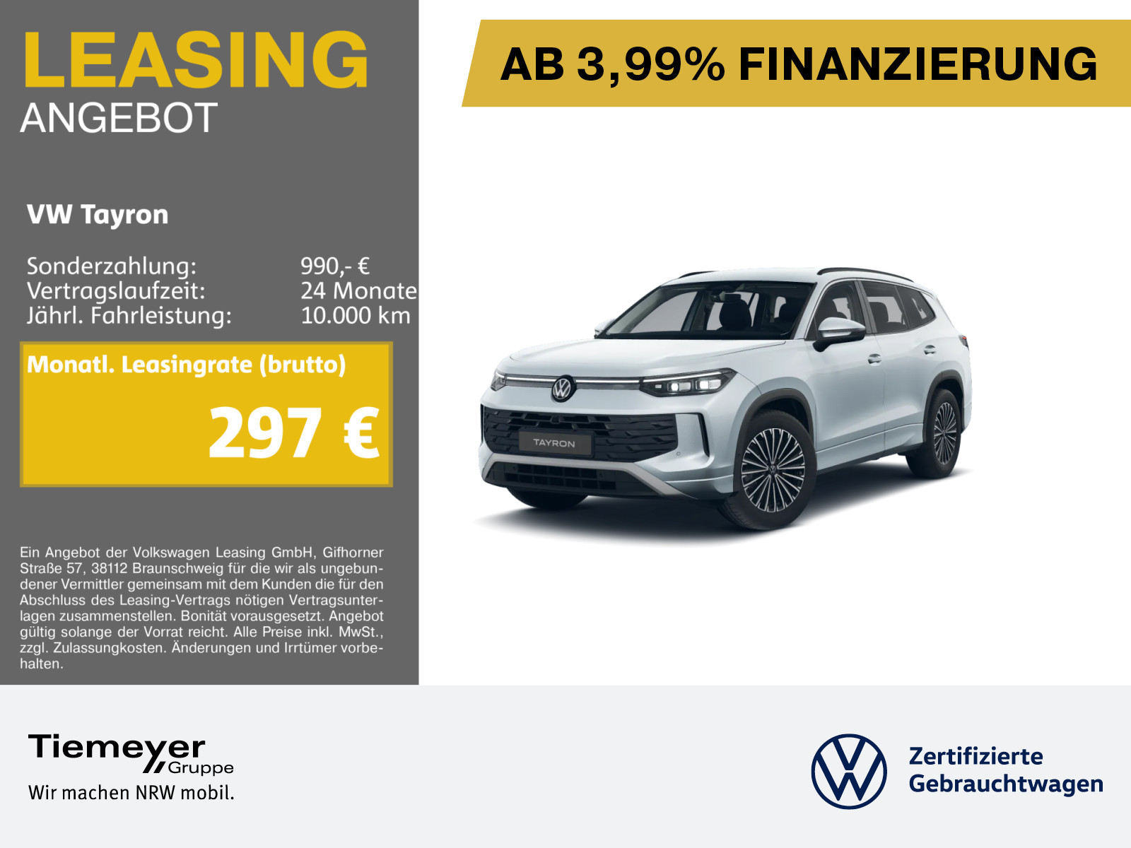 Volkswagen Tayron 1.5 eTSI Volkswagen Tayron 1.5 eTSI