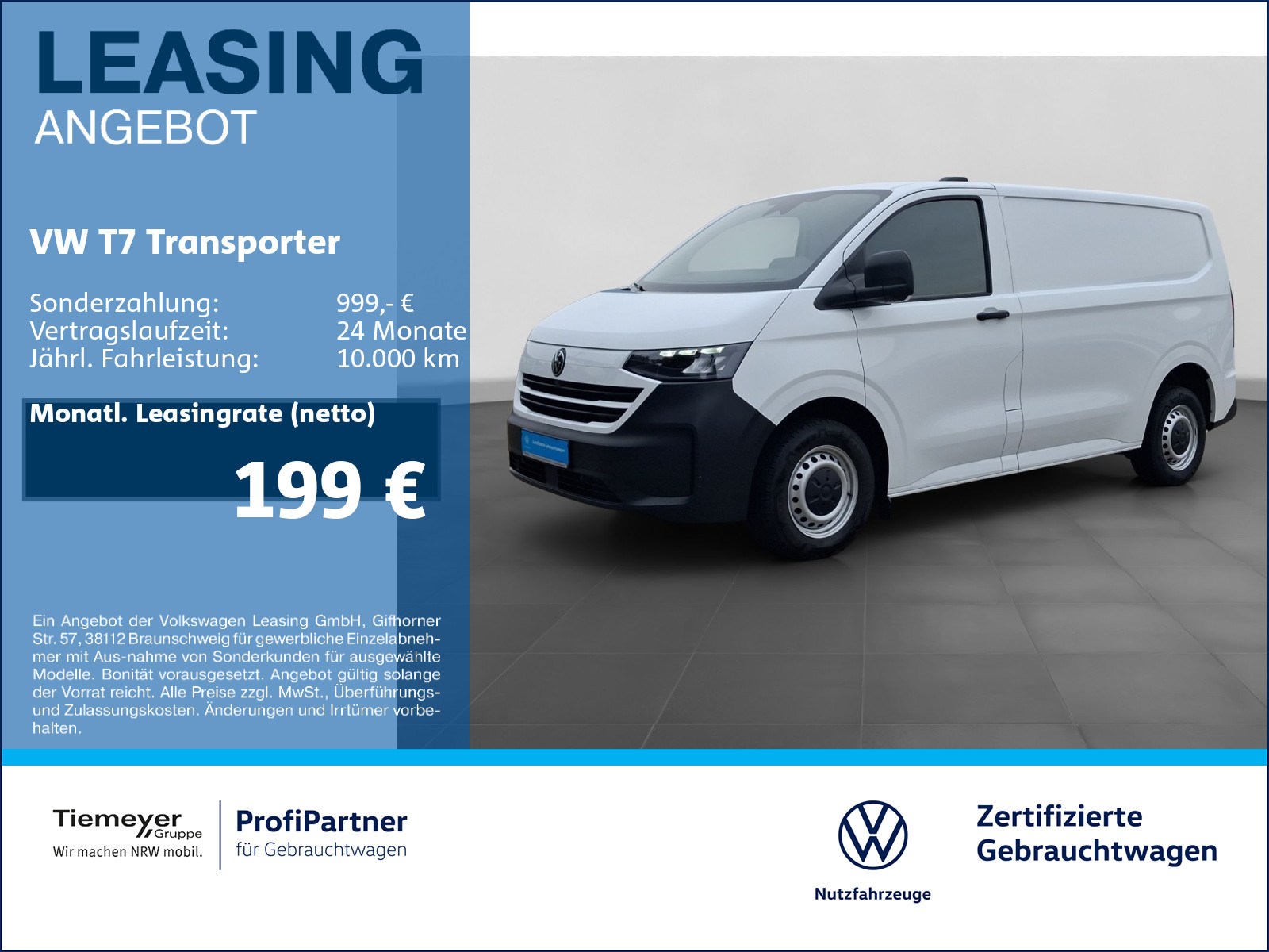 Volkswagen T7 Transporter Kasten