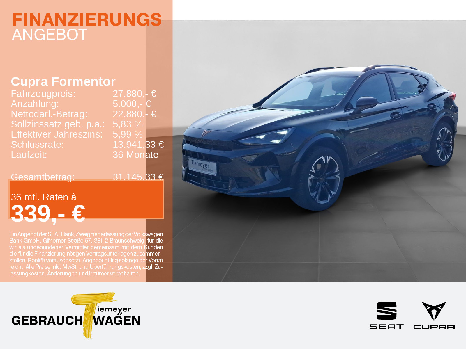 Cupra Formentor 1.5 eTSI Cupra Formentor 1.5 eTSI