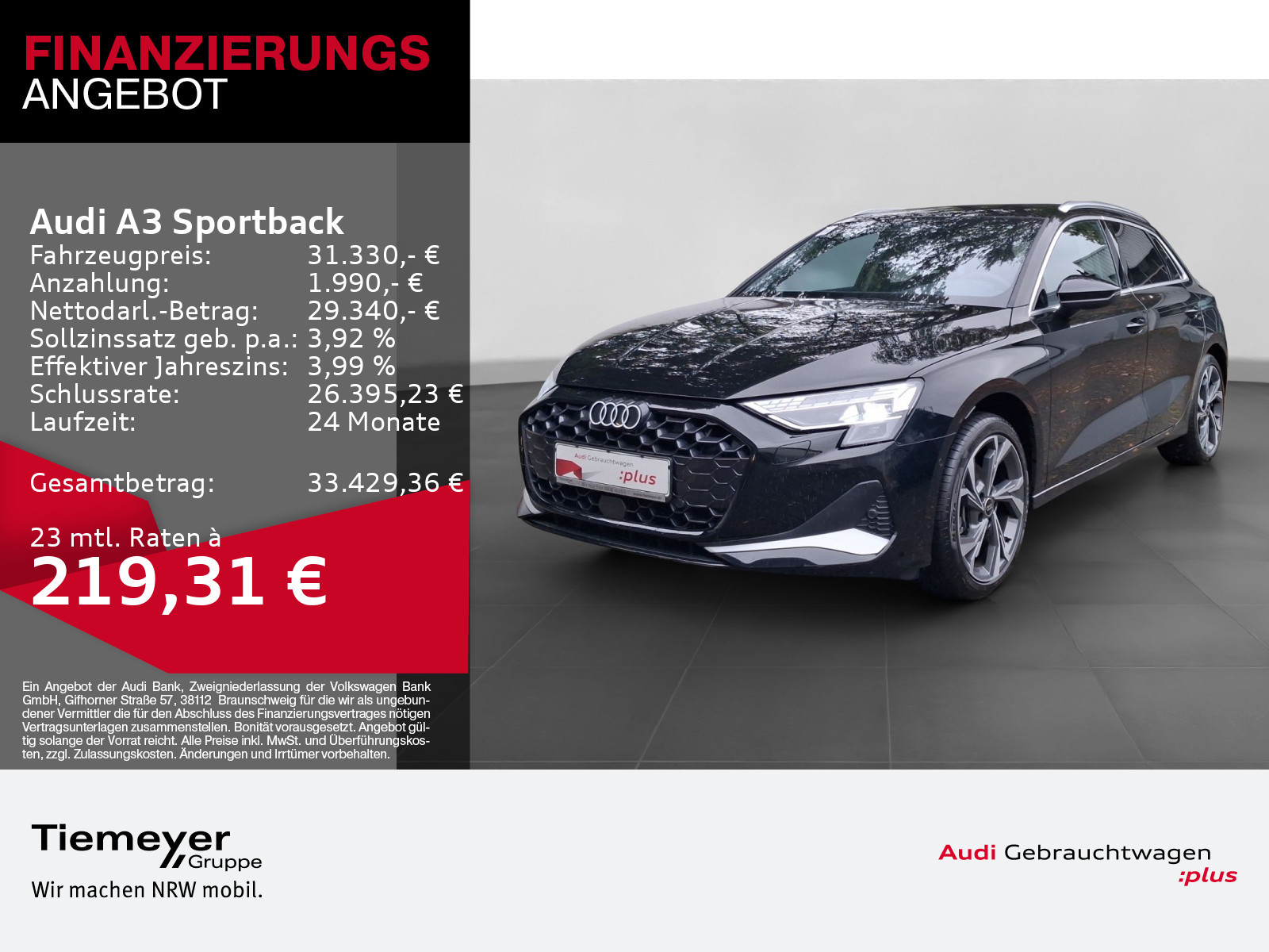Audi A3 Sportback TDI Audi A3 Sportback TDI