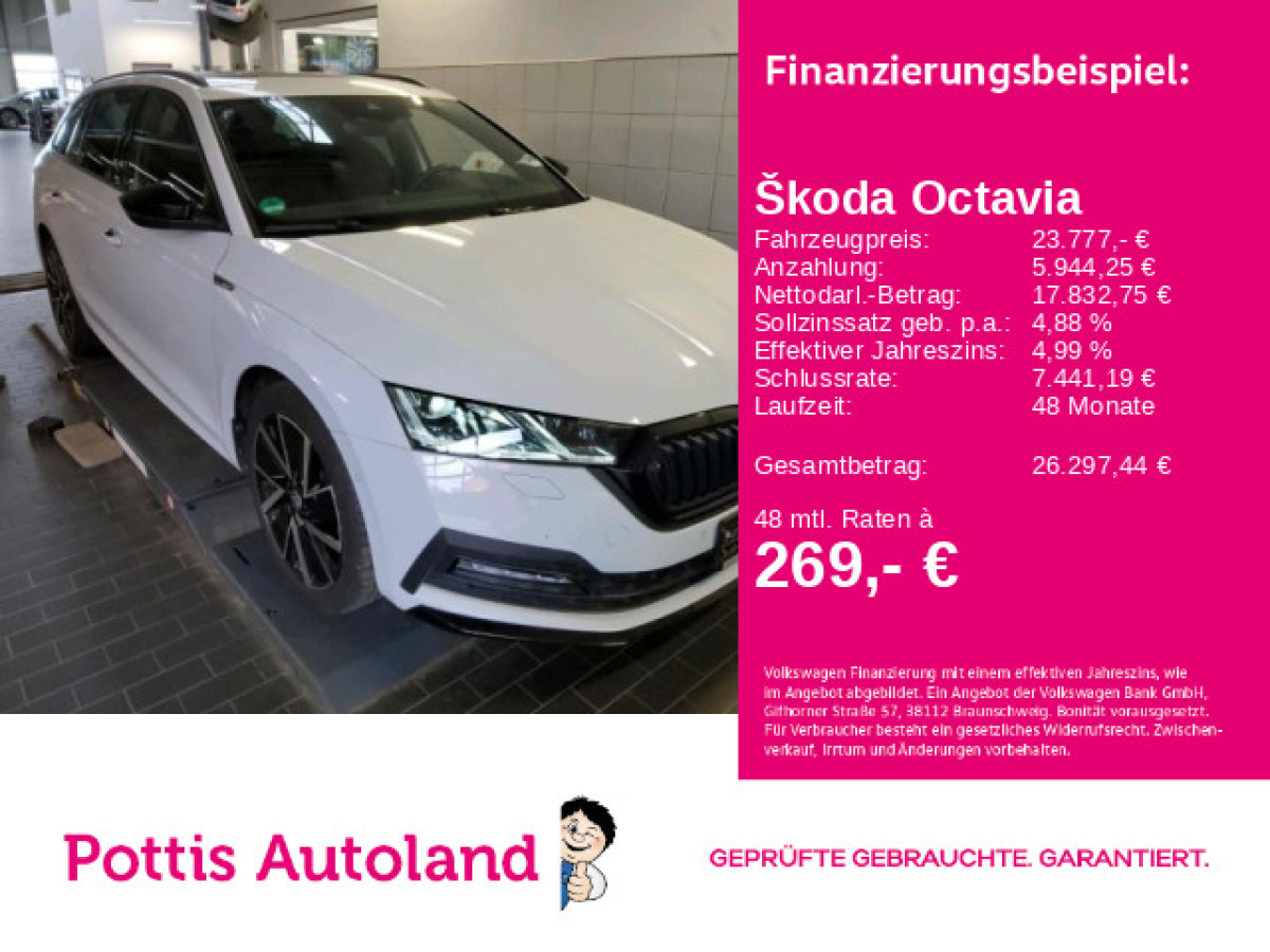 Thumb 0: Škoda Octavia Combi 1.4 TSI iV DSG SPORTLINE PANO NAVI SITZHZG MATRIX