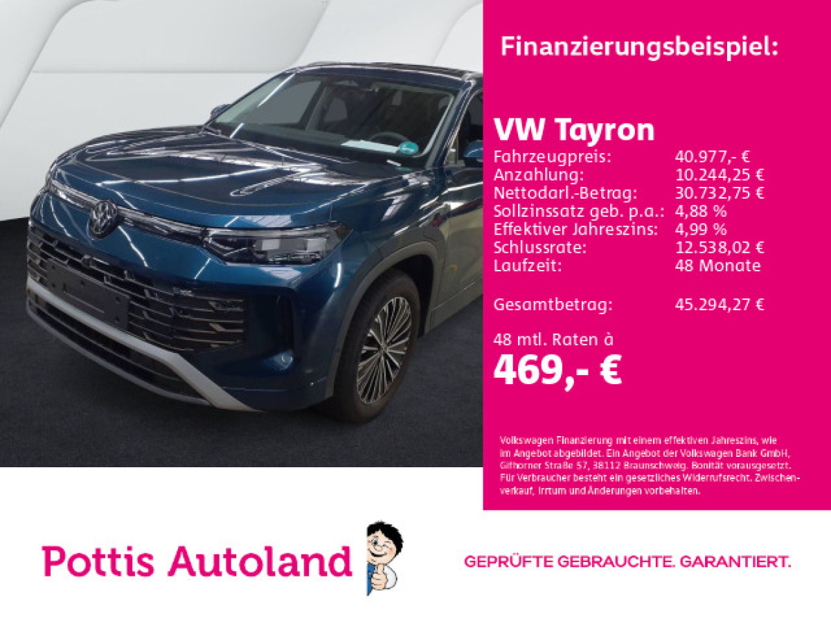 Thumb 0: Volkswagen Tayron 1.5 TSI eHybrid ELEGANCE NAVI KAMERA KLIMA SHZG
