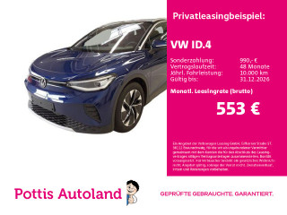 Volkswagen ID.4 PRO NAVI AHK KAMERA KLIMA SHZG