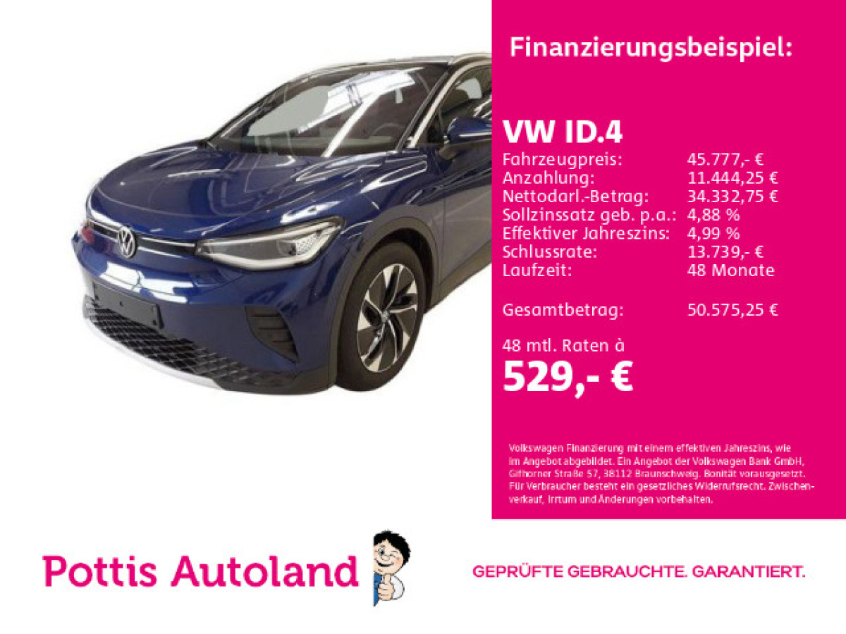 Thumb 0: Volkswagen ID.4 PRO NAVI AHK KAMERA KLIMA SHZG