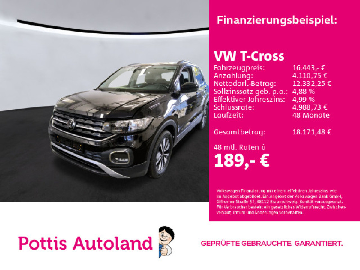 Thumb 0: Volkswagen T-Cross 1.0 TSI MOVE NAVI SHZG FRONTASSIST PDC