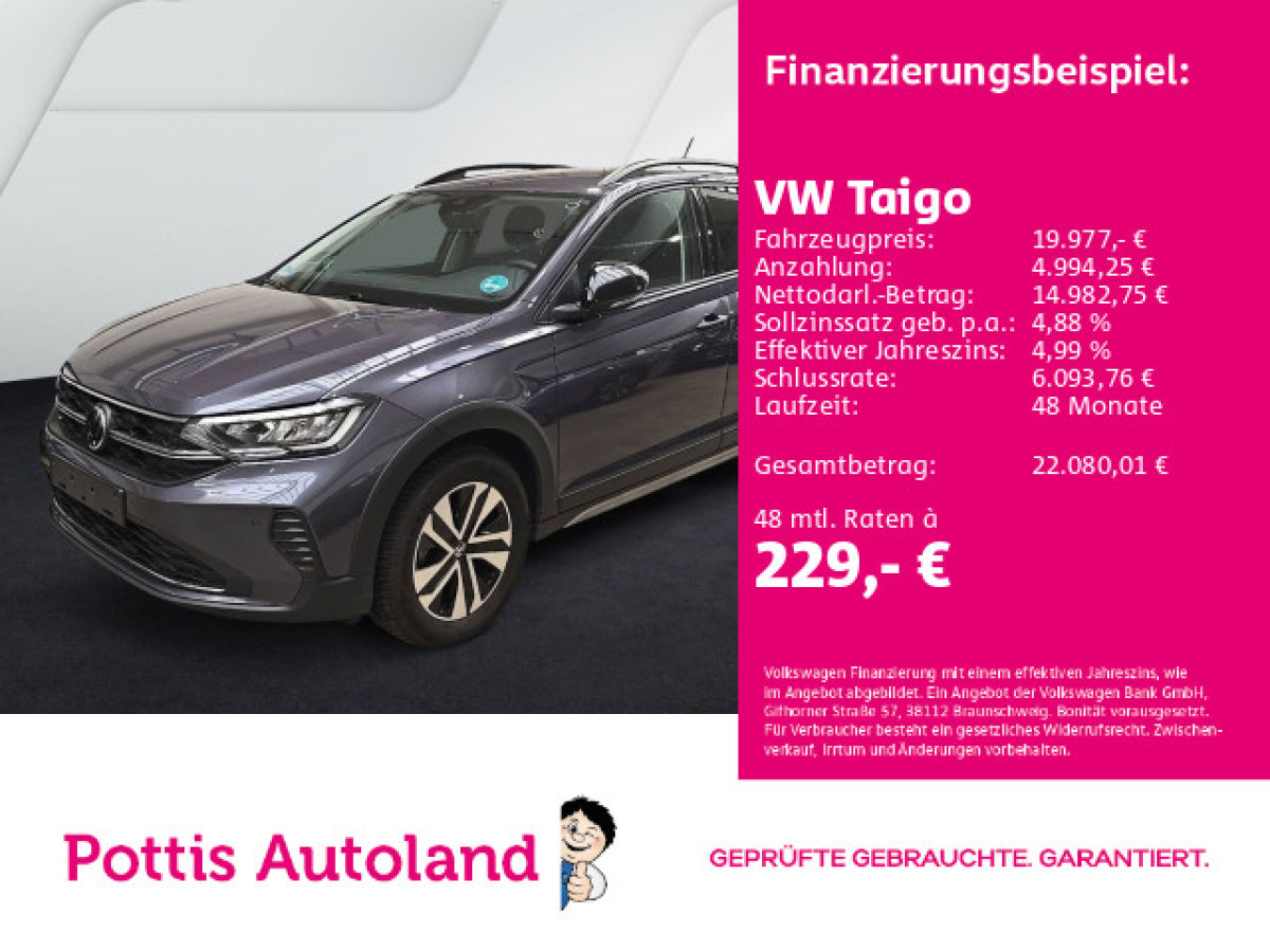 Thumb 0: Volkswagen Taigo 1.0 TSI ENERGY NAVI KAMERA SITZHZG PDC