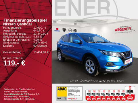Ansicht 2 - Gebrauchtwagen Fahrzeug, Modell Qashqai der Marke Nissan von Verkäufer Autohaus Wegener GmbH - Filiale Ludwigsfelde