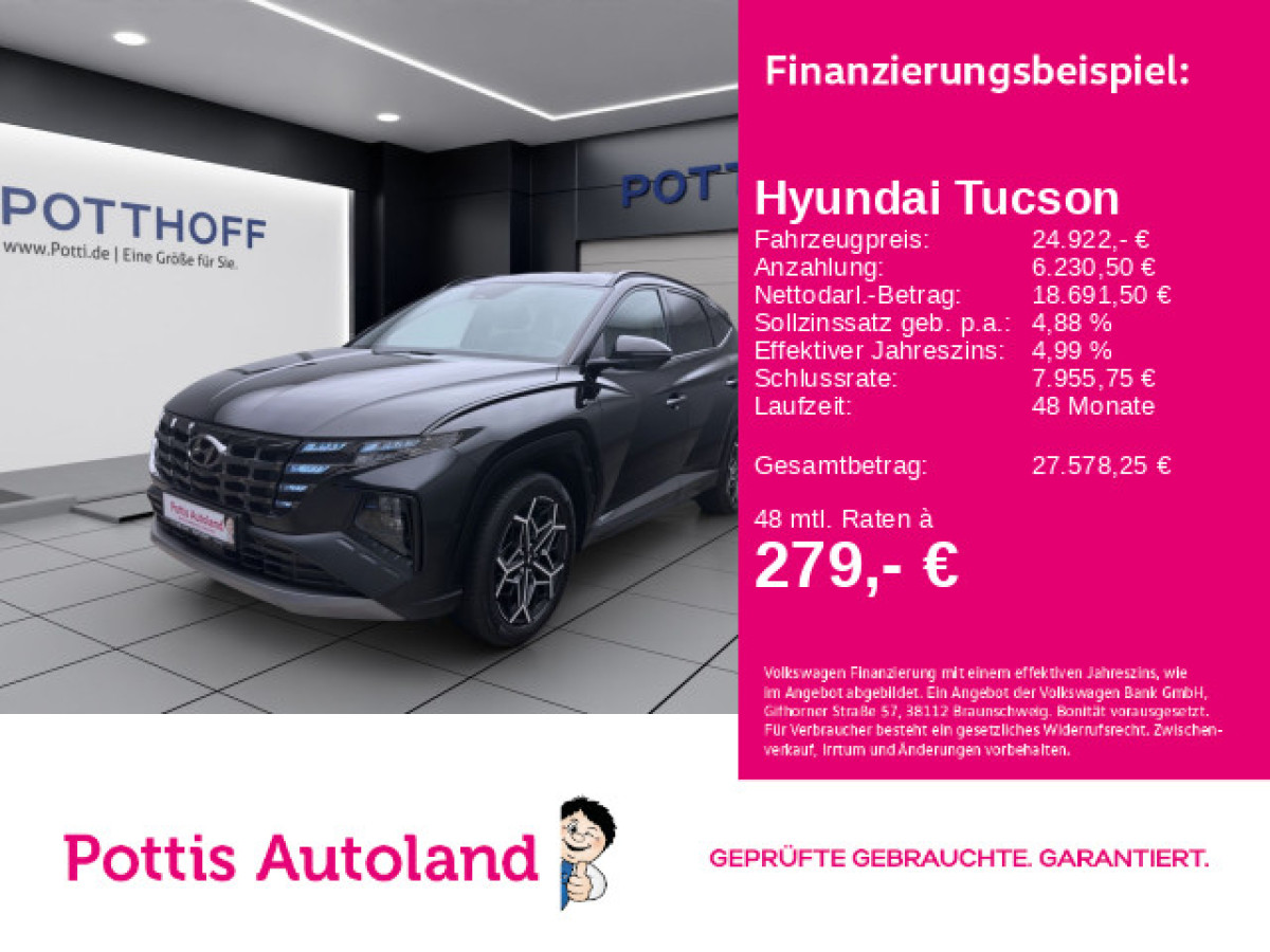 Thumb 0: Hyundai Tucson 1.6 T-GDI Hybrid N LINE NAVI KAMERA SITZHZG PDC