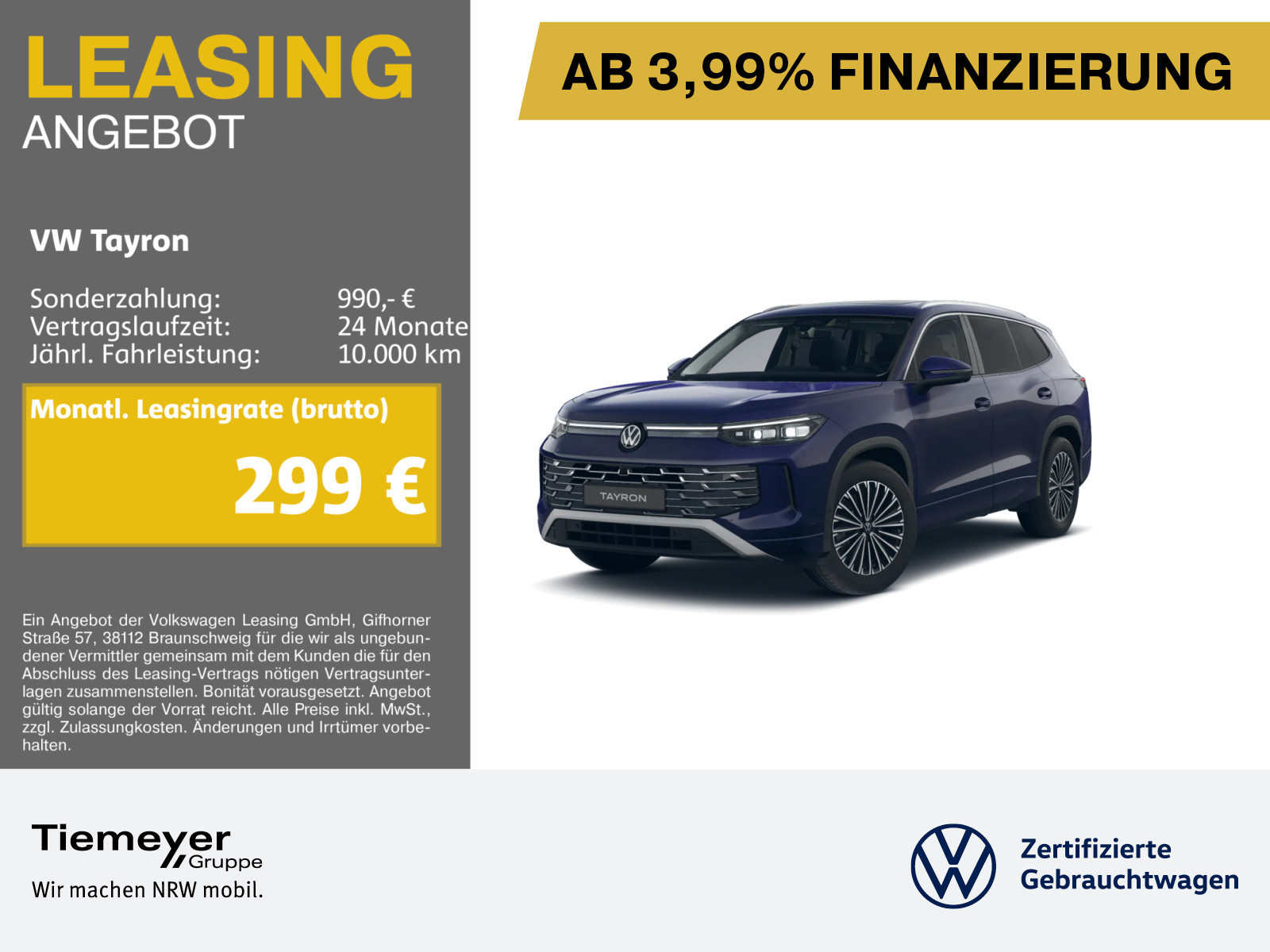 Volkswagen Tayron 1.5 eTSI Volkswagen Tayron 1.5 eTSI