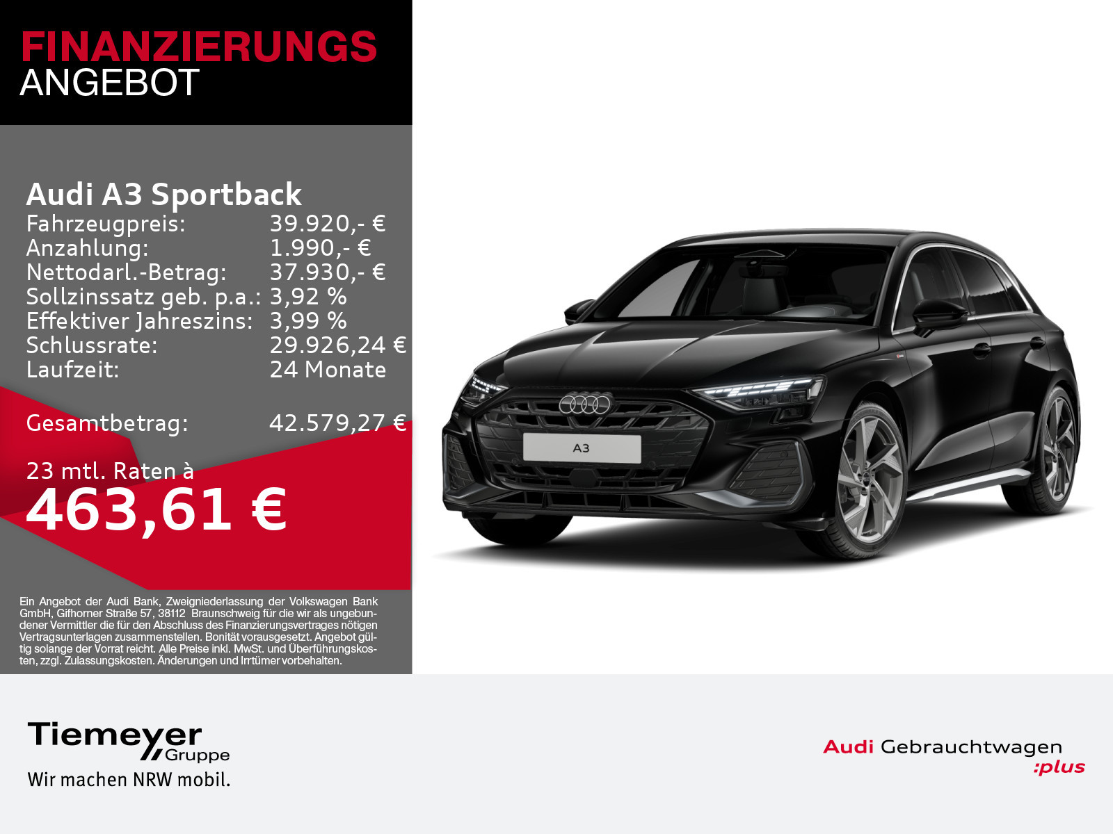Audi A3 Sportback TFSI Audi A3 Sportback TFSI