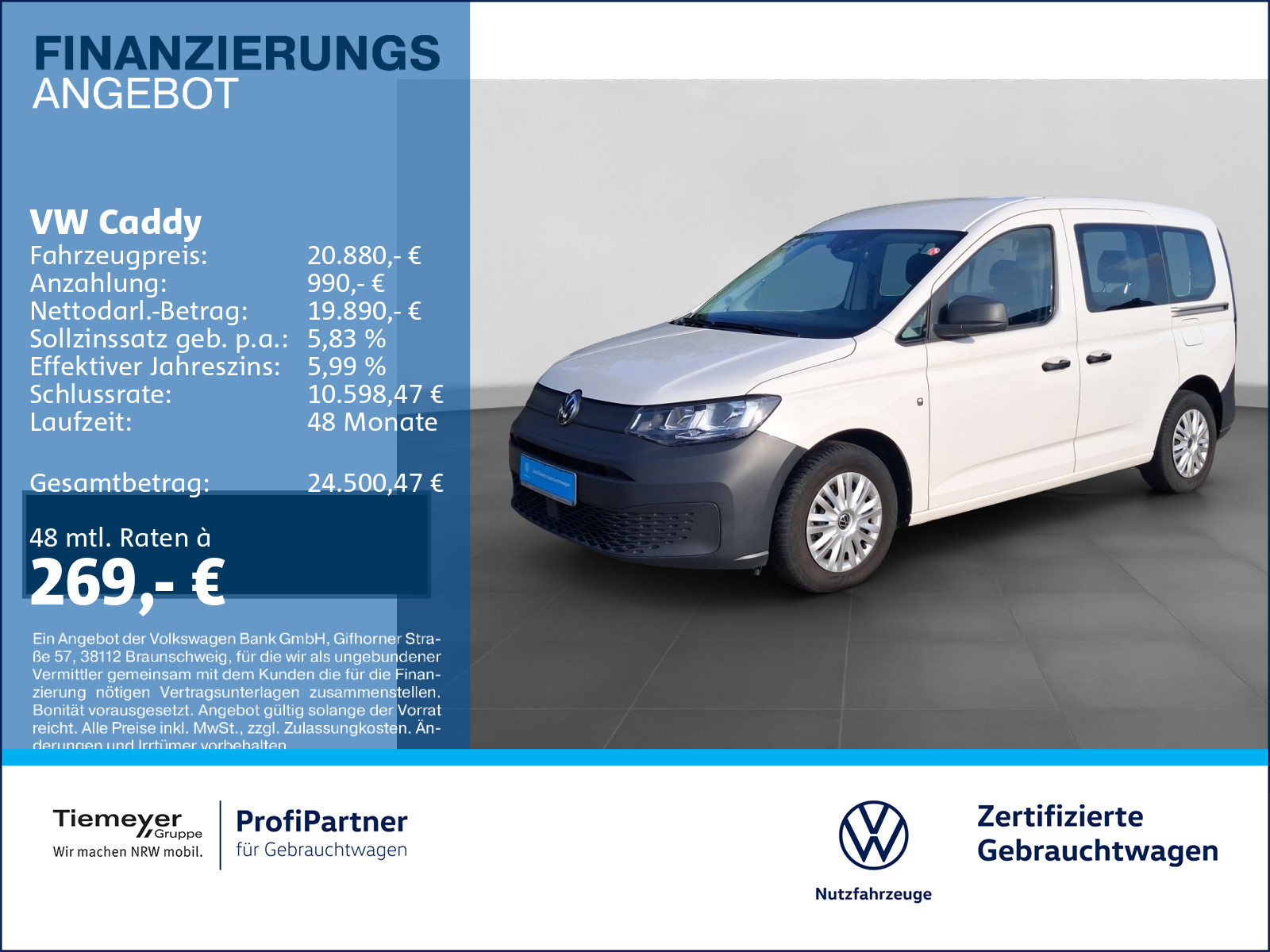 Volkswagen Caddy TDI AHK Volkswagen Caddy TDI AHK