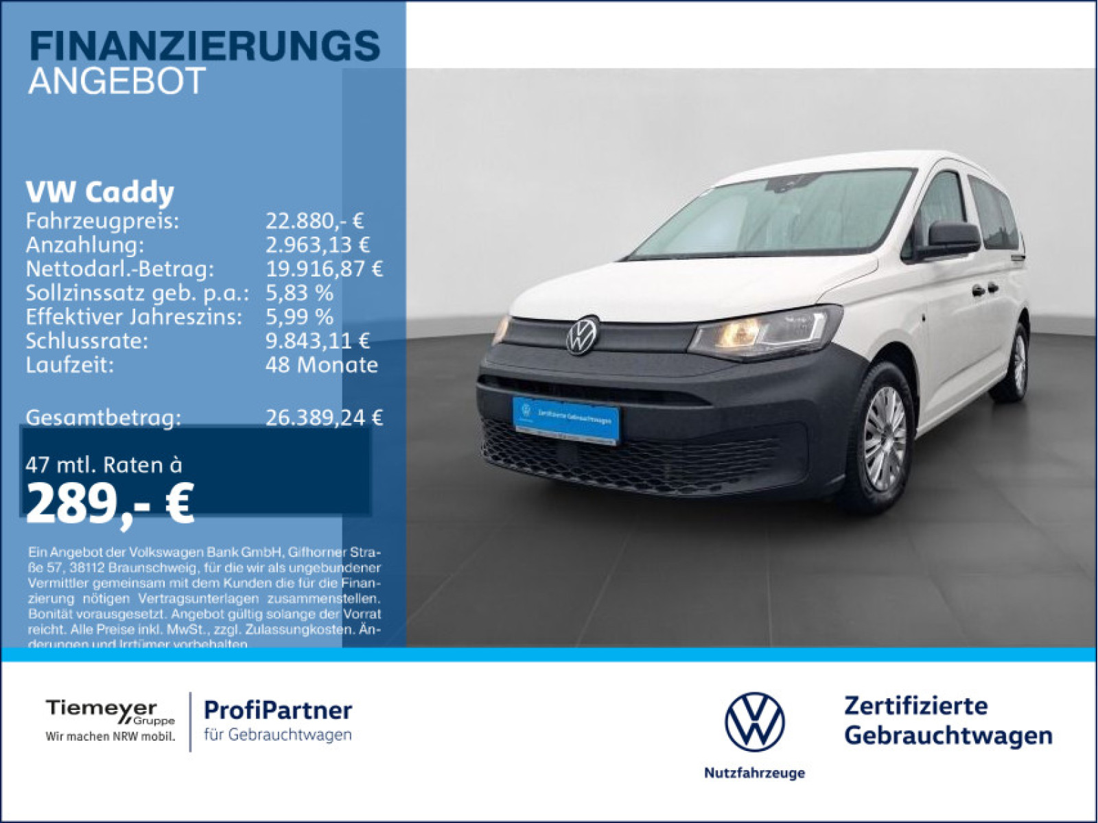 Volkswagen Caddy TDI AHK