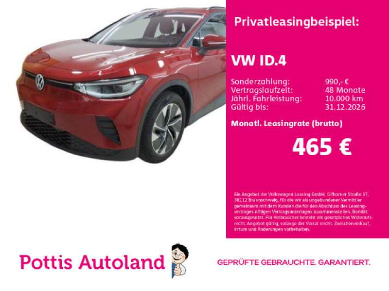 Bild 0: Volkswagen ID.4 PURE PERFORMANCE NAVI KAMERA SITZHZG PDC