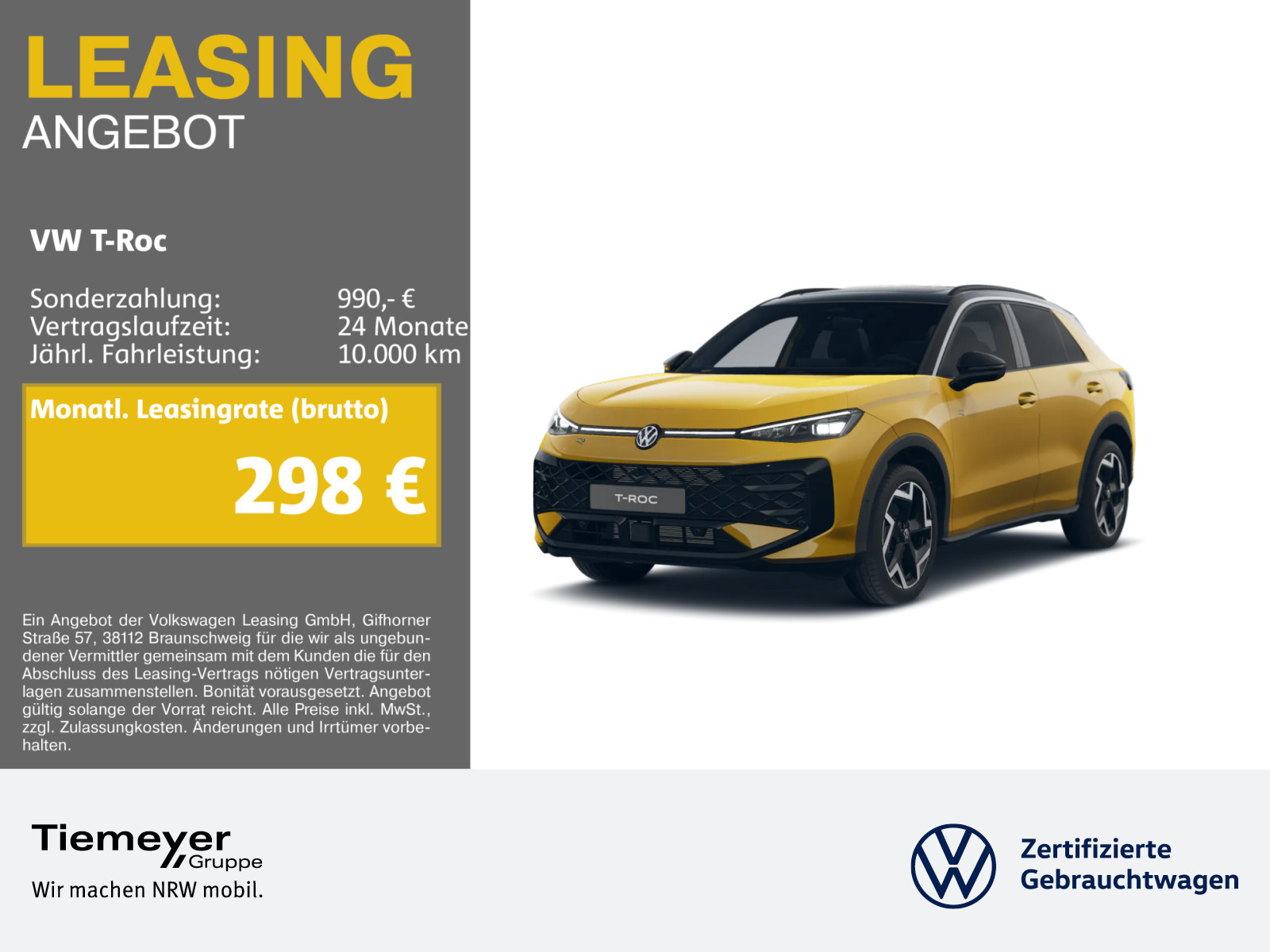 Volkswagen T-Roc 1.5 eTSI Volkswagen T-Roc 1.5 eTSI