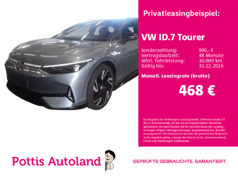 Bild 0: Volkswagen ID.7 Tourer 4M GTX NAVI AHK MATRIX PANO HuD