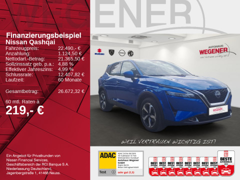 Ansicht 2 - Gebrauchtwagen Fahrzeug, Modell Qashqai der Marke Nissan von Verkäufer Auto-Center Wegener GmbH - Filiale Nauen